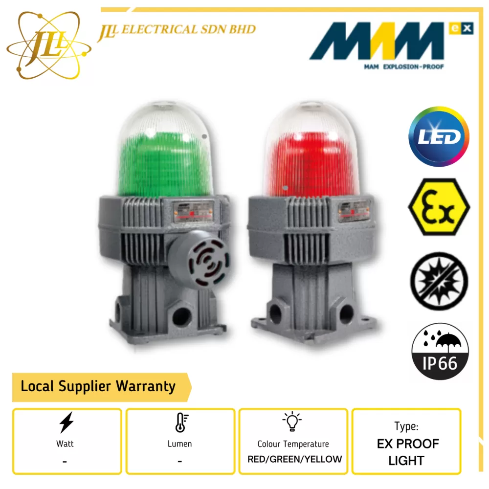 MAM MAML-04/05 SERIES IP66 LED EXPLOSION PROOF LIGHTING FIXTURE AVIATION LIGHT [RED/GREEN/YELLOW]