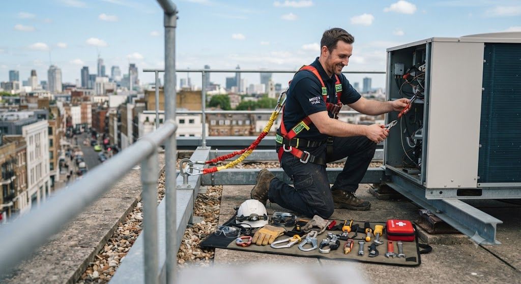 HVAC fall protection equipment standards