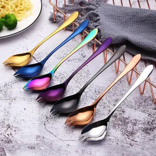 Custom Logo Stainless Stain Salad Fork Spoon