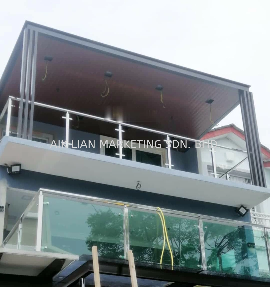 Balcony Tempered Glass Design At Klang | Kampung Jawa | Taman Sentosa