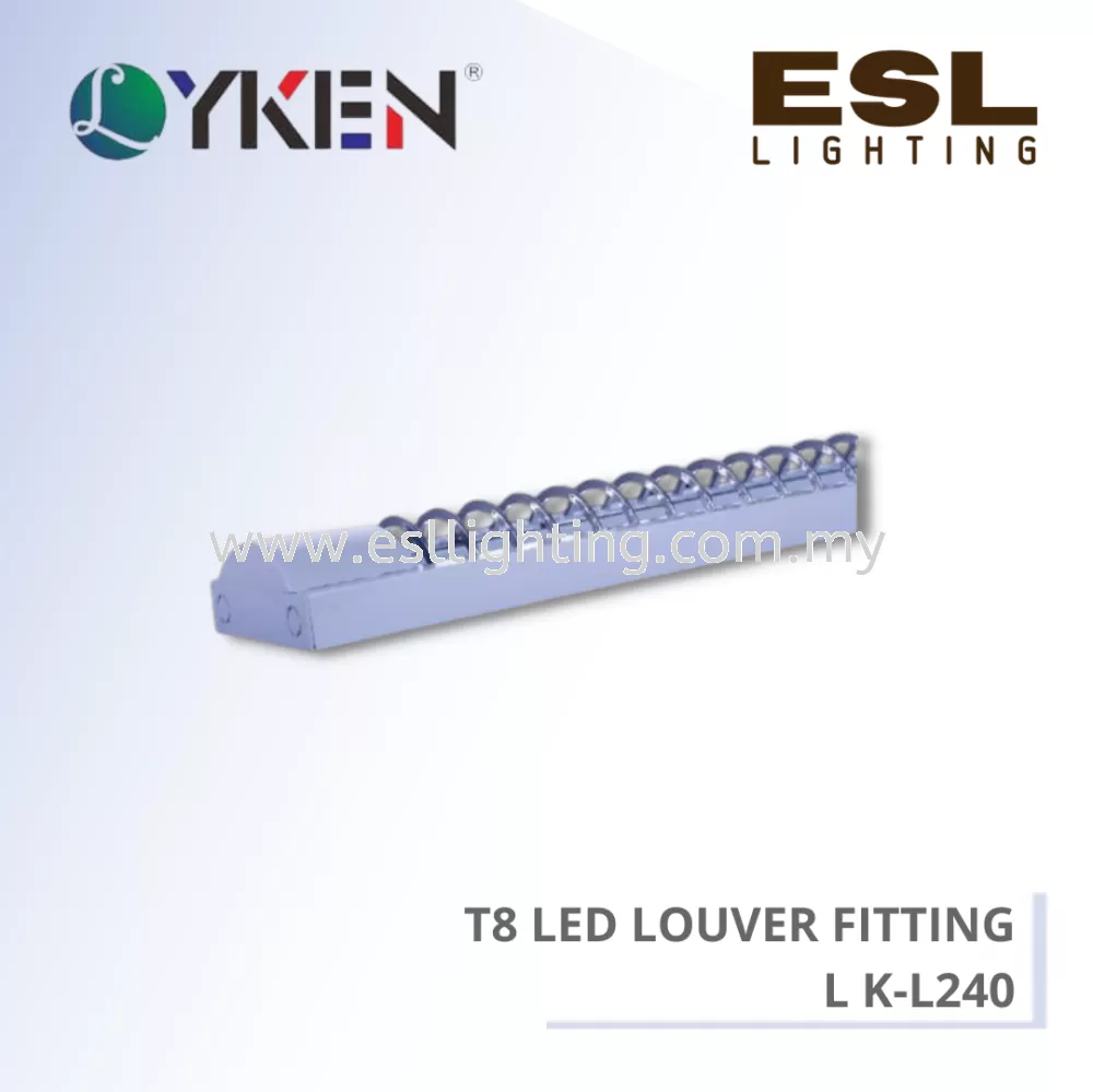 LYKEN T8 LED LOUVER FITTING - LK-L240