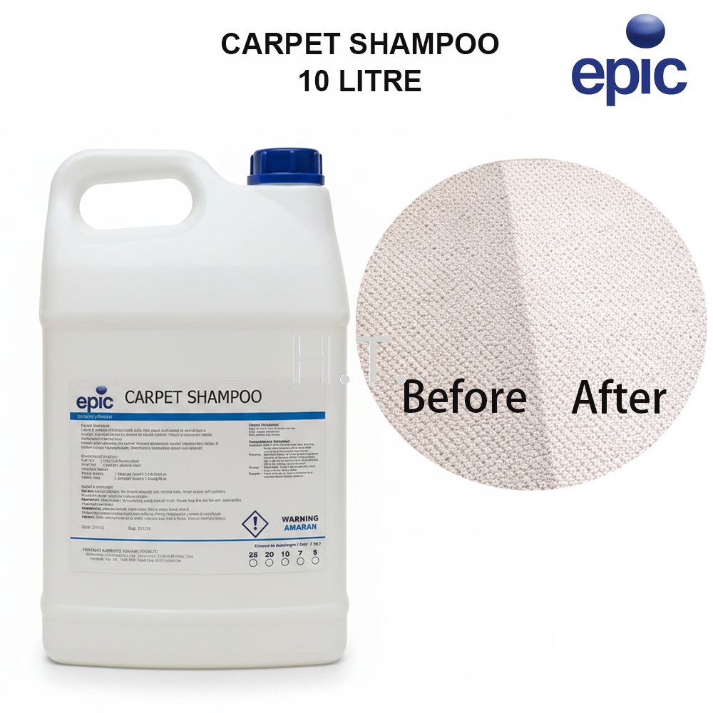EPIC CARPET SHAMPOO 10L | HEAVY DUTY CARPET CLEANER | UPHOLSTERY & SOFA CLEANING SHAMPOO