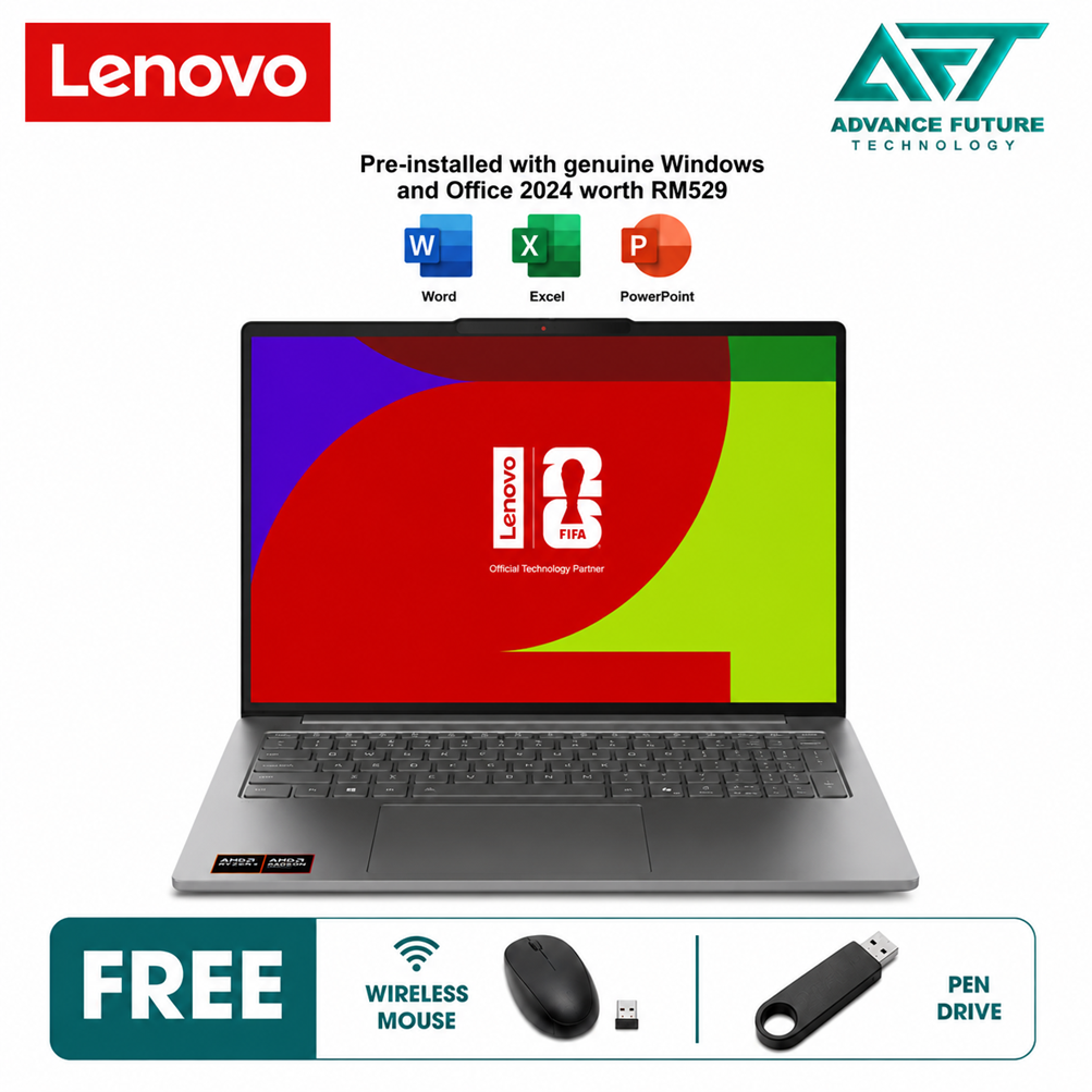 Lenovo IdeaPad Slim 5 14AGP11 83S1005EMJ 14" WUXGA OLED Laptop Luna Grey ( AMD Ryzen AI 7 445, 32GB, 512GB SSD, ATI, W11, H&S 2024+M365 )