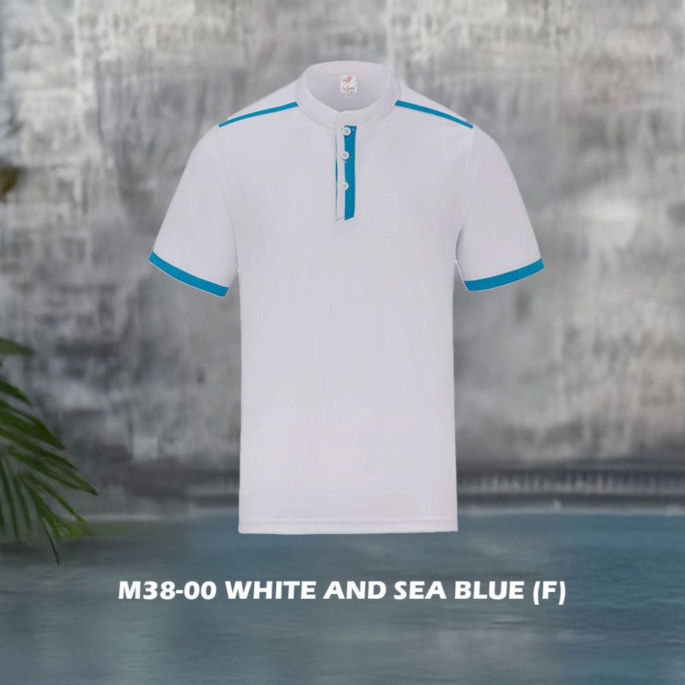 M38-00 White and Sea Blue (F)