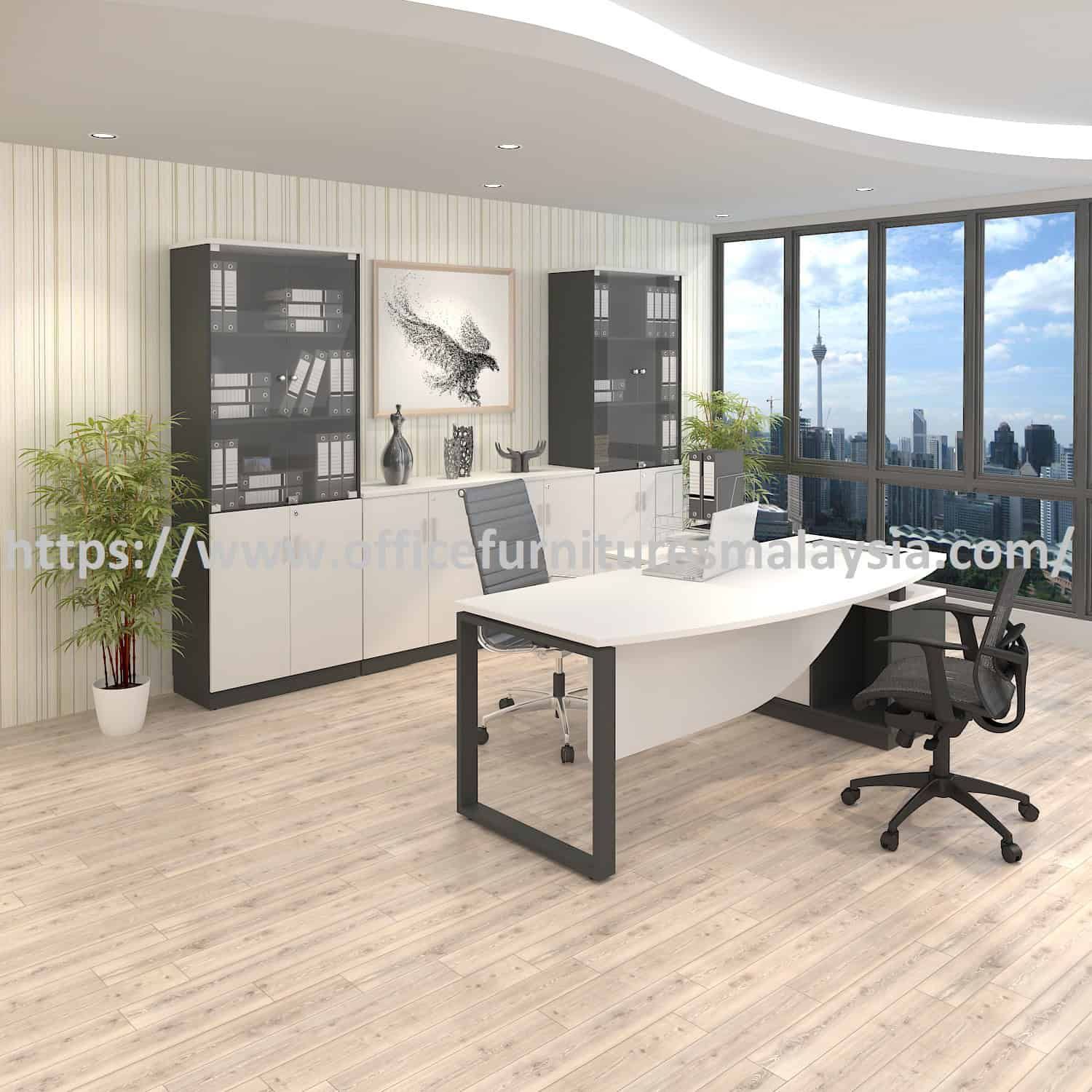7 ft D Shaped Director CEO Table Desk SET OFBSM2190SET