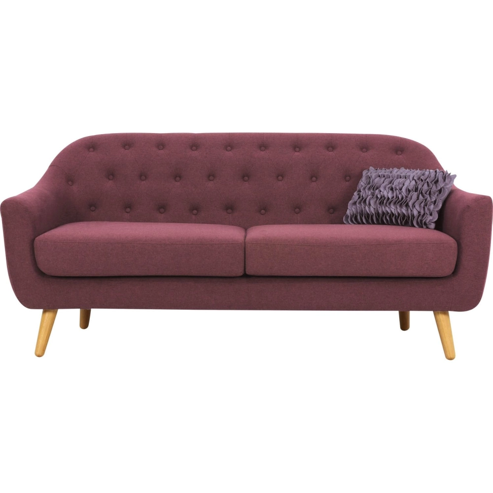 Senku 3 Seater Sofa - Pink