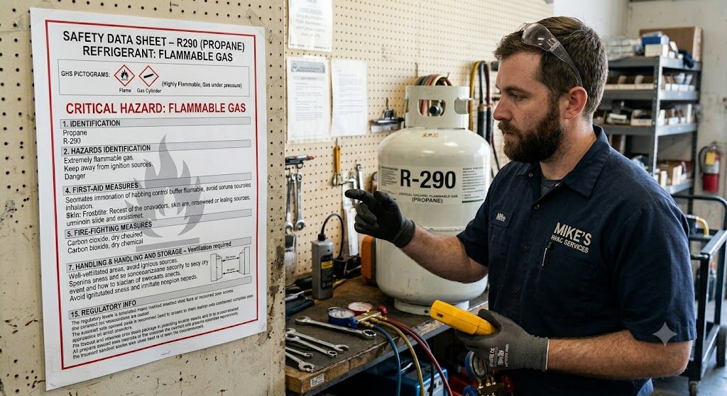 R290 flammable gas SDS