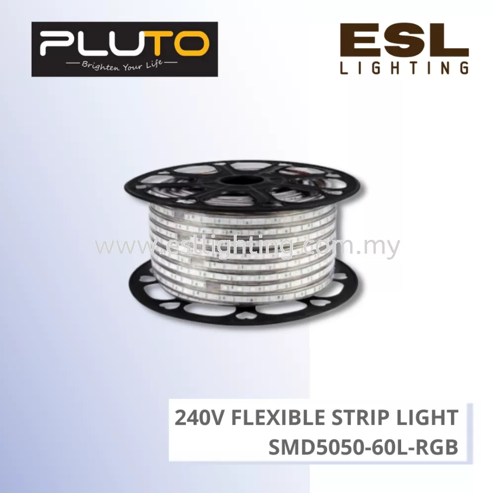 PLUTO 240V Flexible Strip Light 50meter - SMD5050-60L-RGB IP65