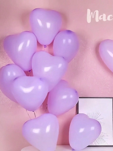  11inch Standard Heart Shape Balloons -Lavender 100pcs (B-SH11-261P)