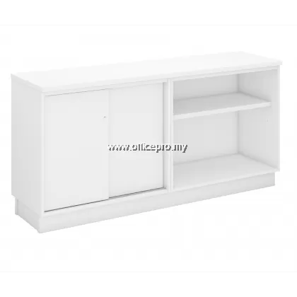Open Shelf + Sliding Door Low Cabinet Klang HQ-YOS 7160 