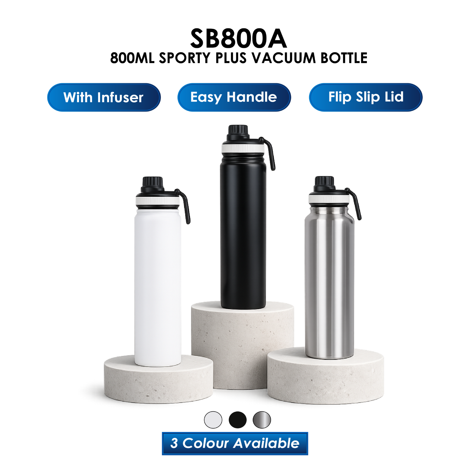 SB800A - SPORTY PLUS VACUUM BOTTLE