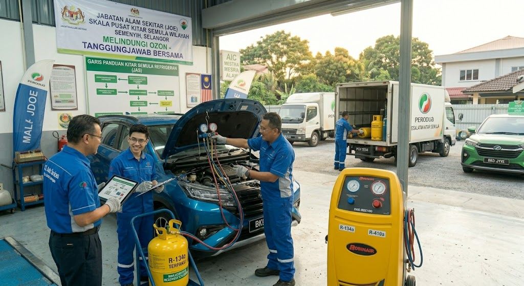 refrigerant gas recycling procedures Malaysia