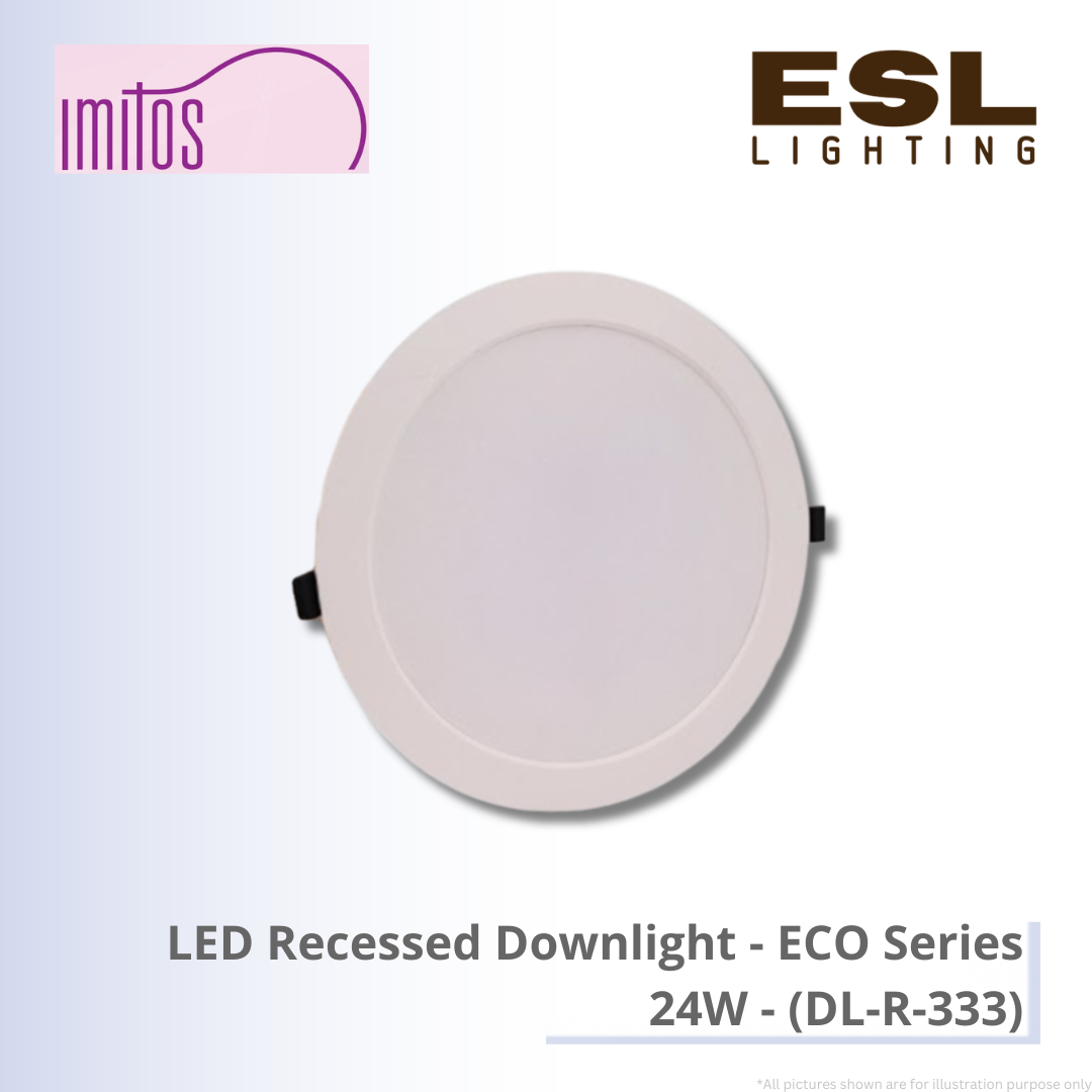IMITOS LED Recessed Downlight (ECO Series) 24W - DL-R-333 [SIRIM]