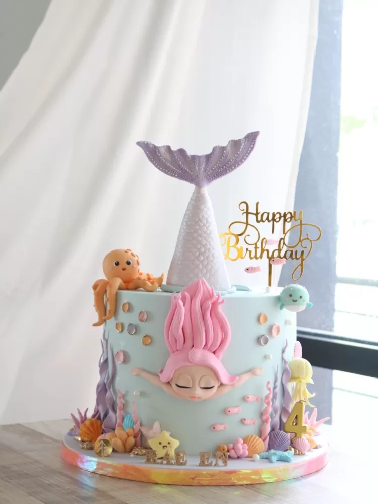 Mermaid Undersea Cake