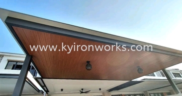 Mild Steel Aluminium Strip Ceiling Awning