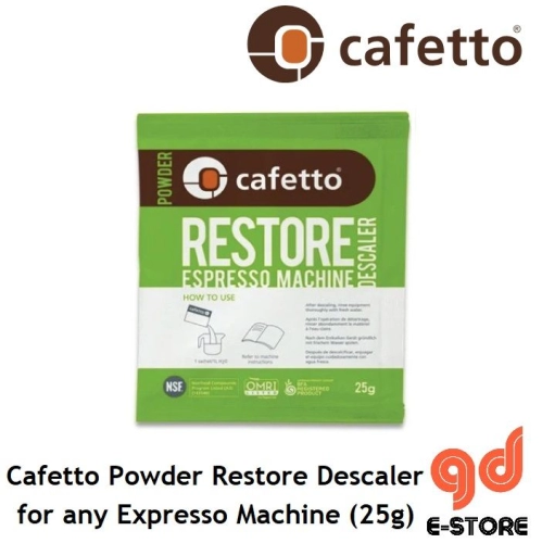 Breville, DeLonghi, Nespresso - Cafetto Powder Restore Descaler for any Expresso Machine(Made in Australia)