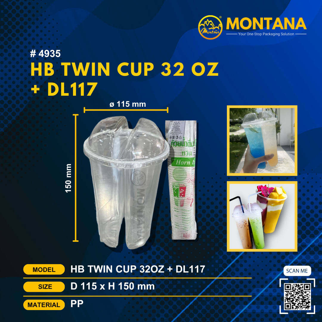 (4935) HB TWIN CUP 32 OZ + DL117