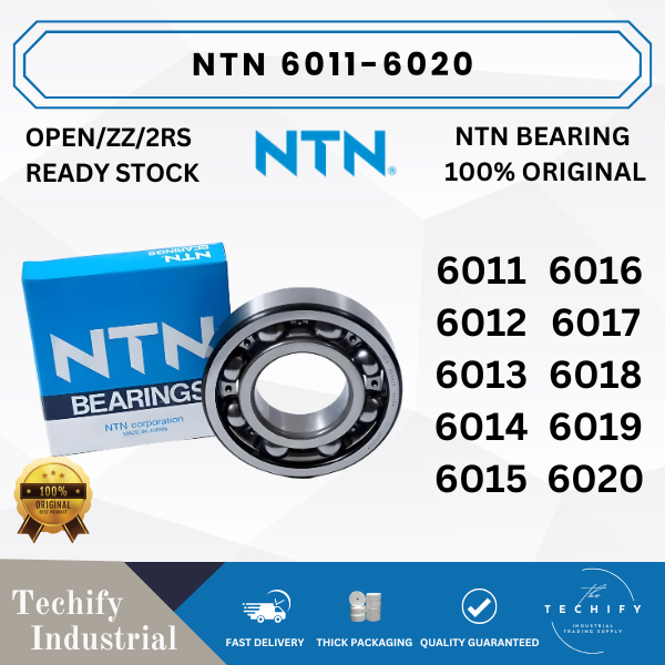 NTN 6011 - 6020 Series Deep Groove Ball Bearings