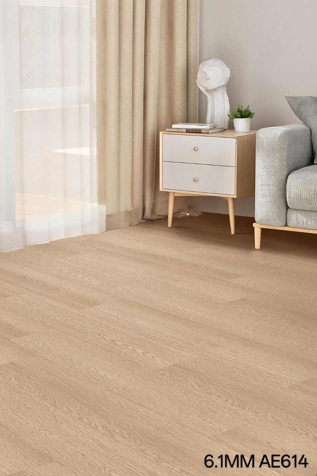 SPC FLOORING 6.1MM CODE AE614