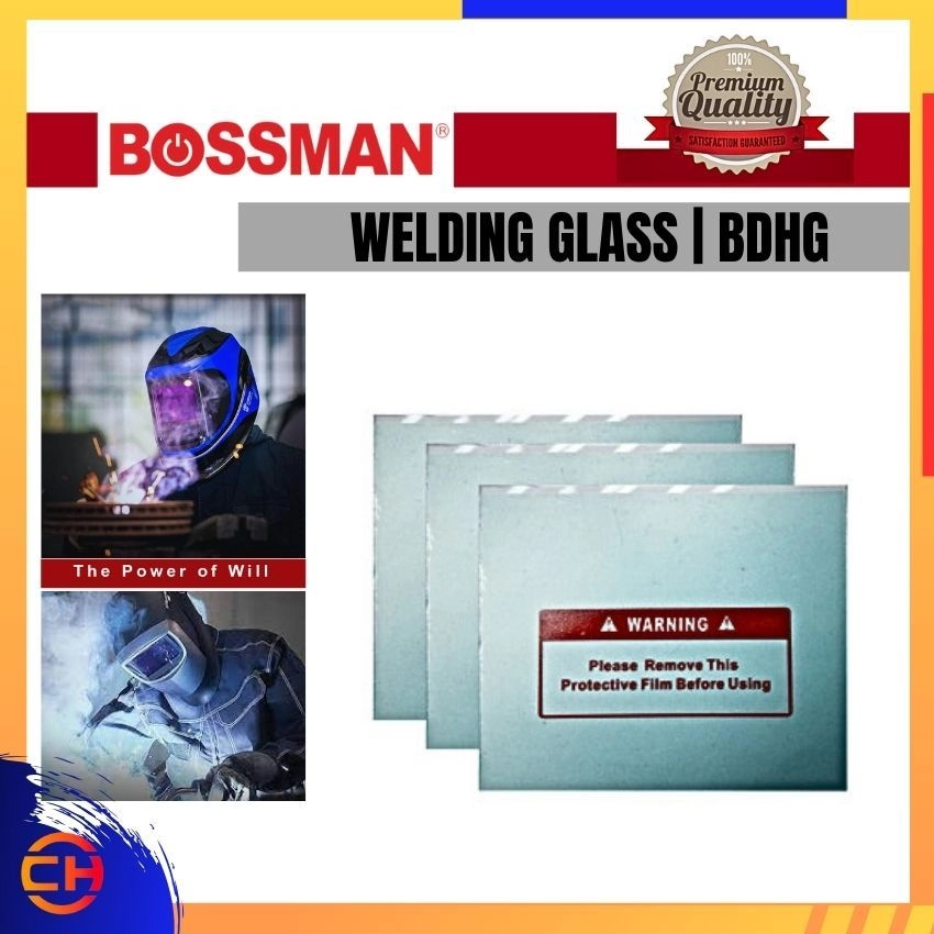 BOSSMAN AUTO DARKENING WELDING HELMET BDHG WELDING GLASS 