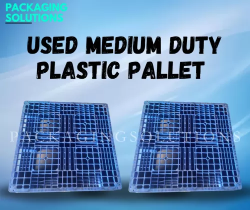 Used Medium Duty Plastic Pallet - 43" X 43"