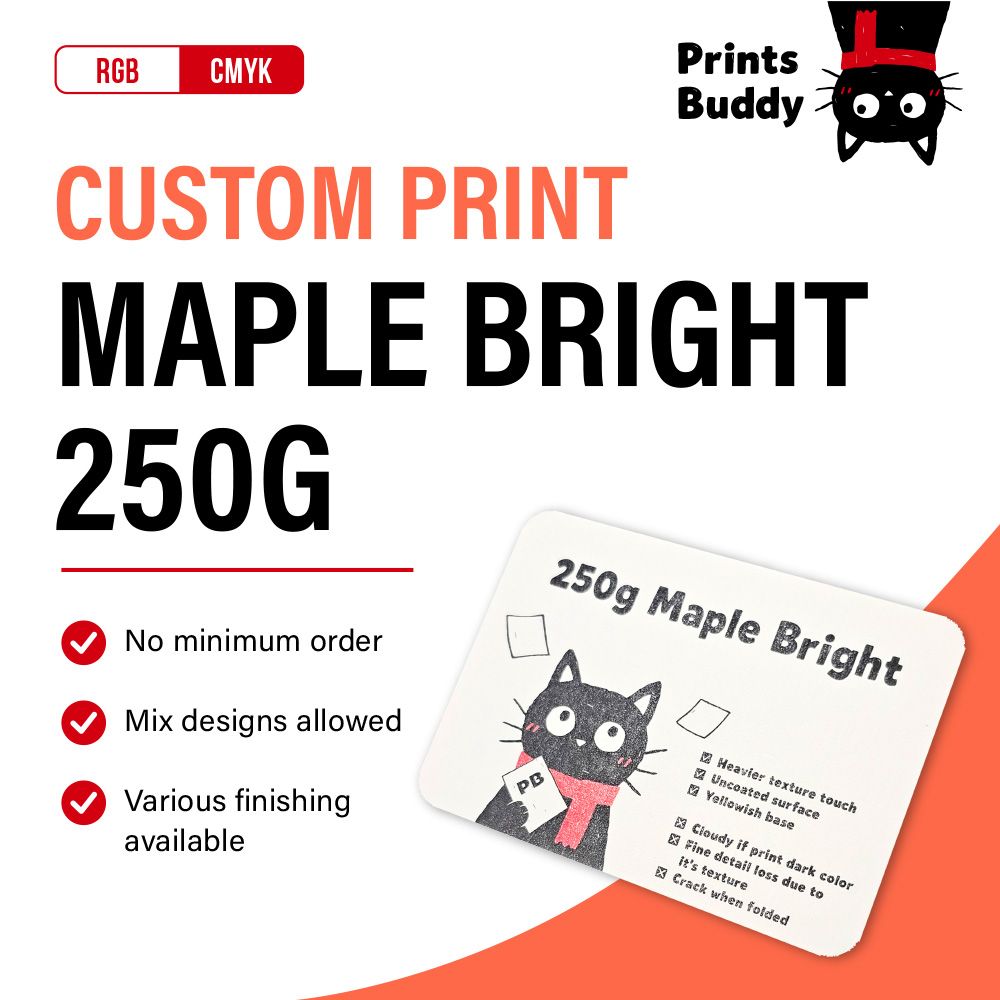 250gsm Maple Bright