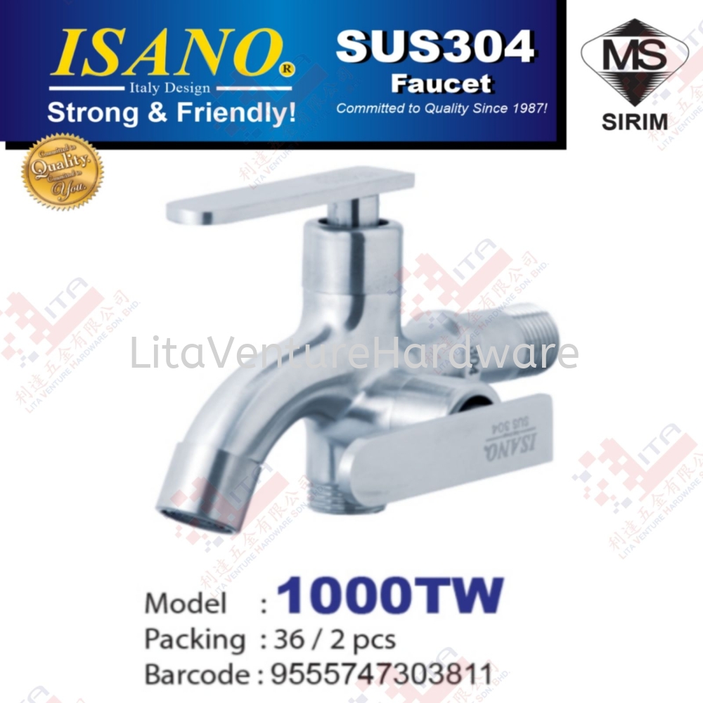 ISANO BRAND SUS304 FAUCET - 1000TW