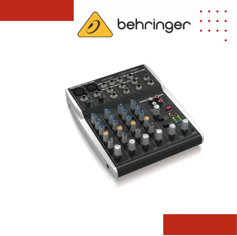 Behringer XENYX802S Premium Analog 8-Input Mixer with USB Audio Streaming Interface