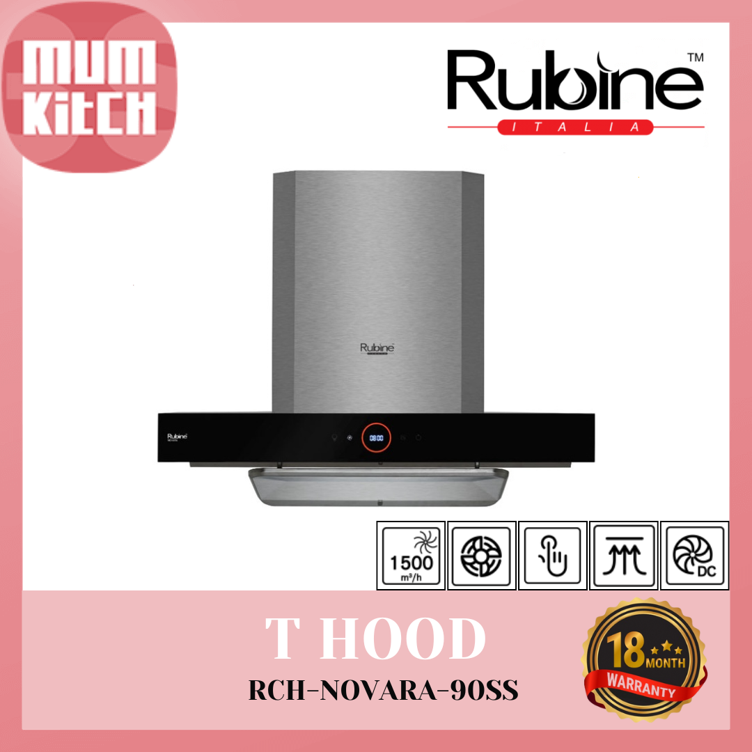 RUBINE Cooker Hood  T HOOD NOVARA 1500m3/h RCH-NOVARA-90SS