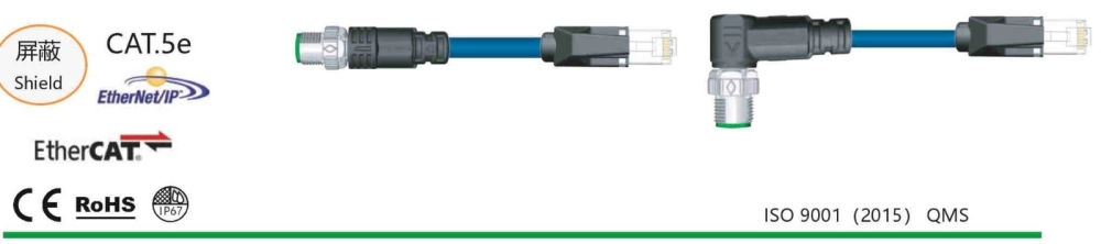 M12P-M08T/RJ45D8//M12P-M08S/RJ45D8