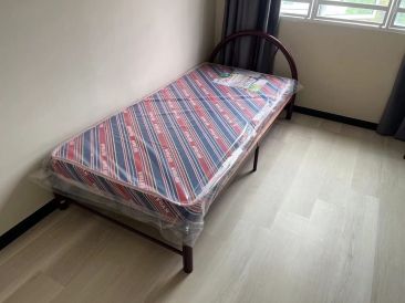 Maroon Single and Double Decker Bedframe For Hostel | Katil Besi dan Tilam Asrama Murah | Selimut Bantal Murah | Hostel Furniture Supplier | Pembekal Perabot Asrama | KL | Penang | Bagan | Ipoh | Teluk Intan | Johor | Shah Alam |Klang
