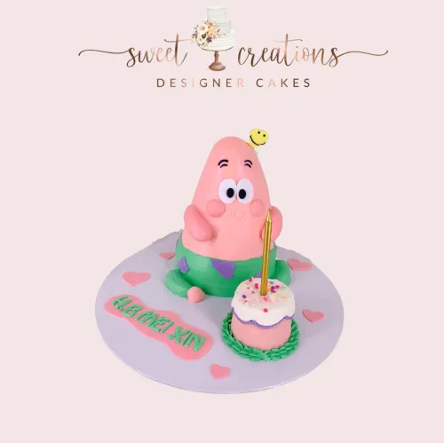 5 inch | Starfish Patrick Spongebob Square pants | Buttercream cake 