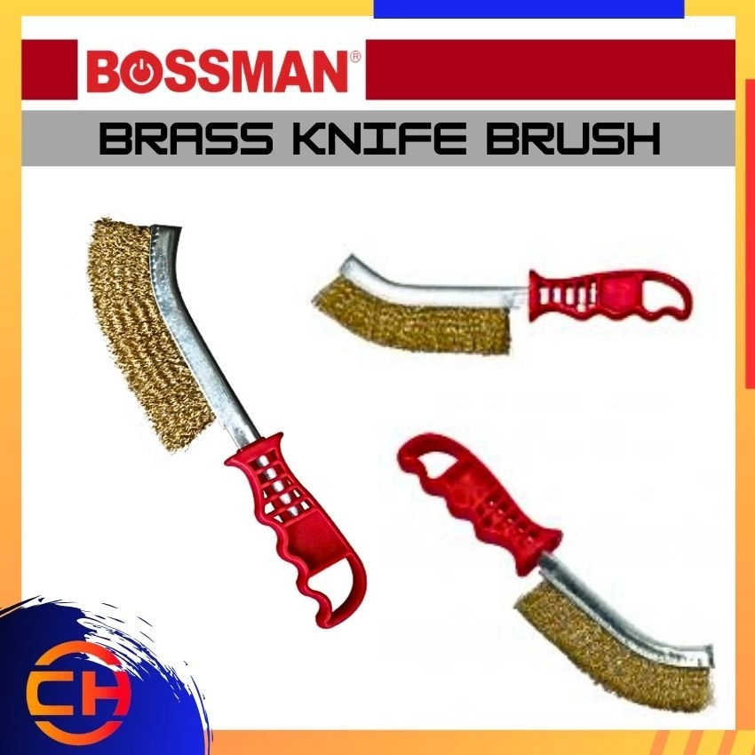 BOSSMAN CUP BRUSH BKB10 BRASS KNIFE BRUSH 