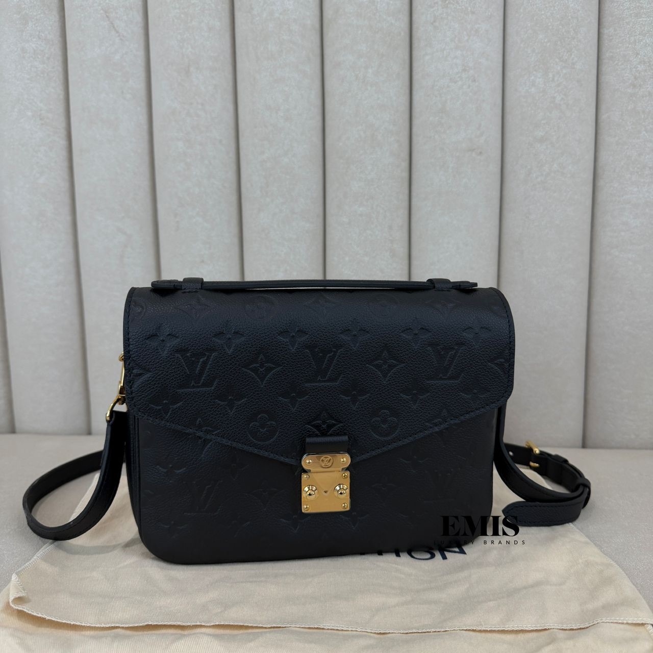 Louis Vuitton Monogram Empreinte Pochette Metis M41487- 名牌二手包包
