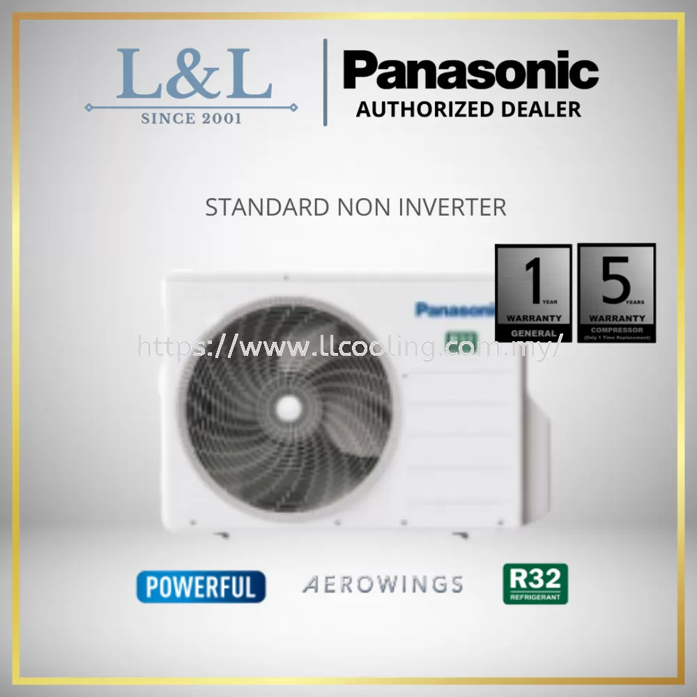 Panasonic R32 Non Inverter Air Conditional 1HP / 1.5HP / 2HP / 2.5HP (CS-PN9WKH CS-PN12WKH CS-PN18WKH CS-PN24WKH)