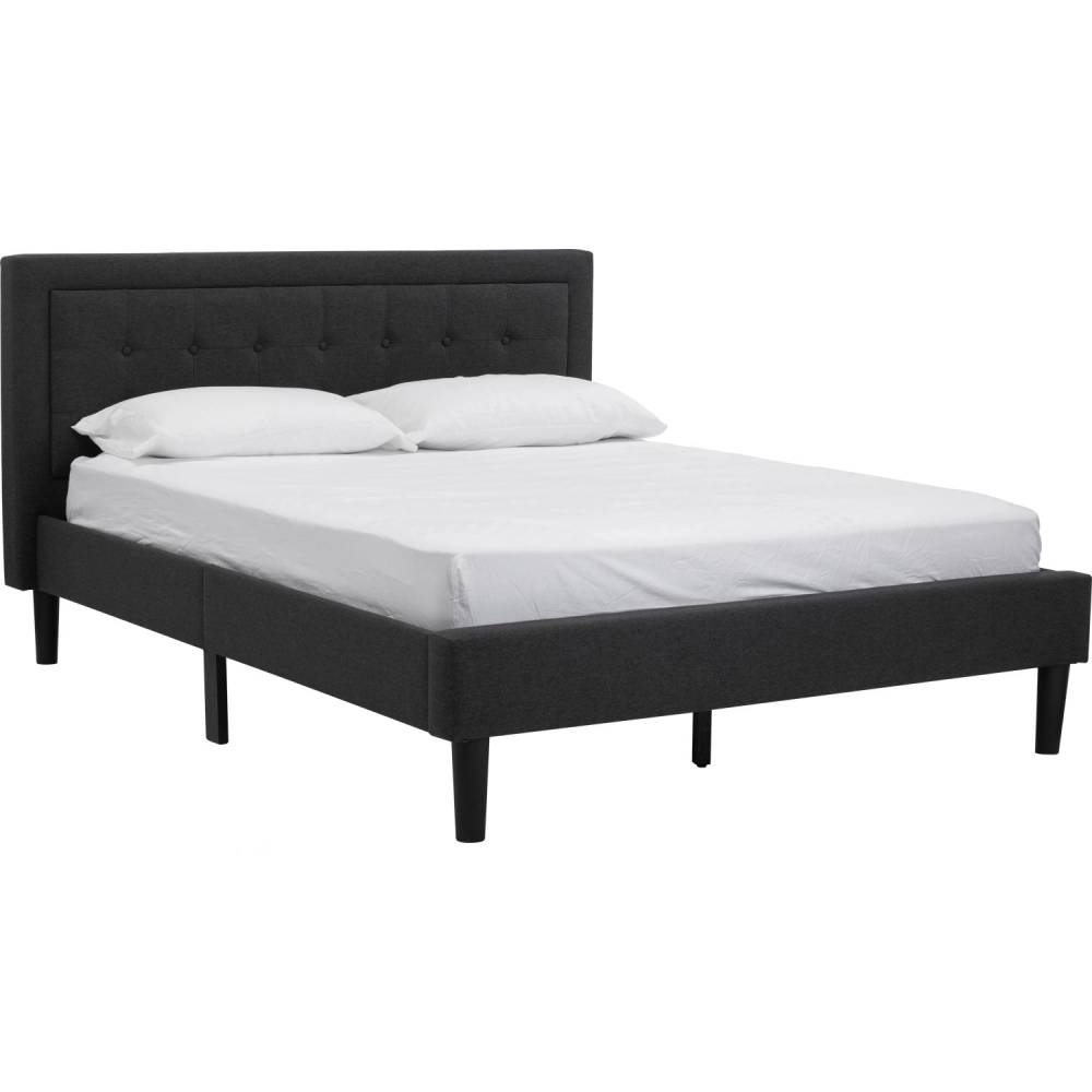 Hayden Bedframe Only - Grey (Queen Size)