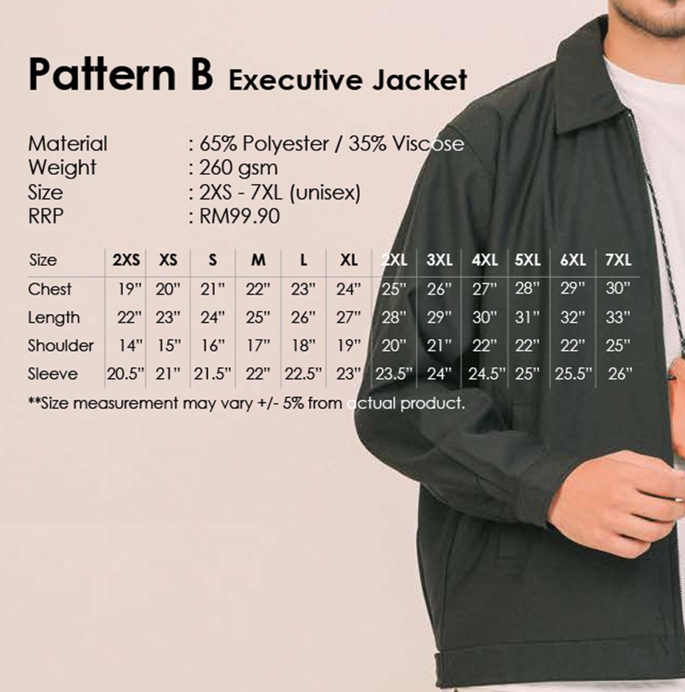 Executive Jacket Pattern B