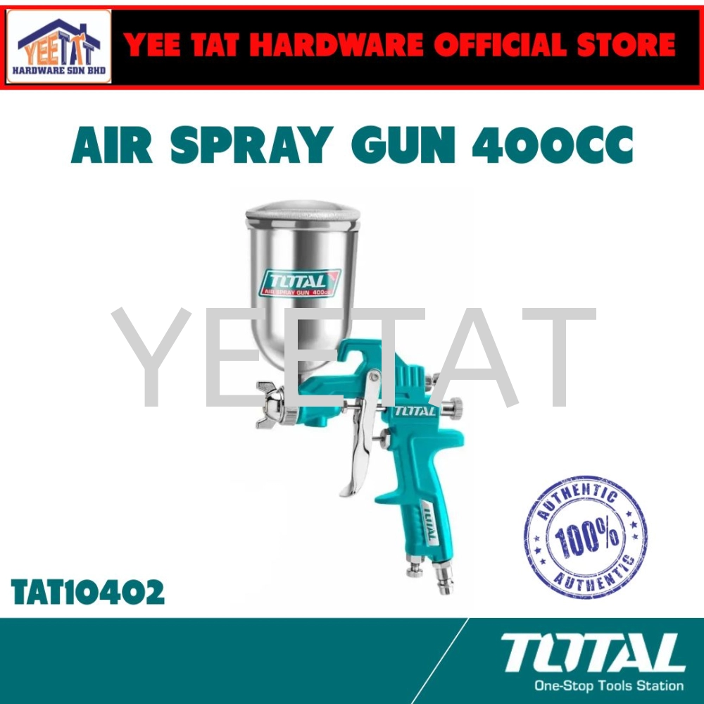 [ TOTAL ] TAT10402 AIR SPRAY GUN (400CC)