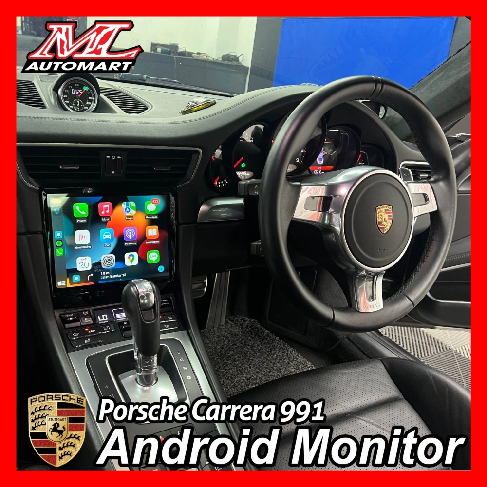 Porsche Carrera 991 Android Monitor