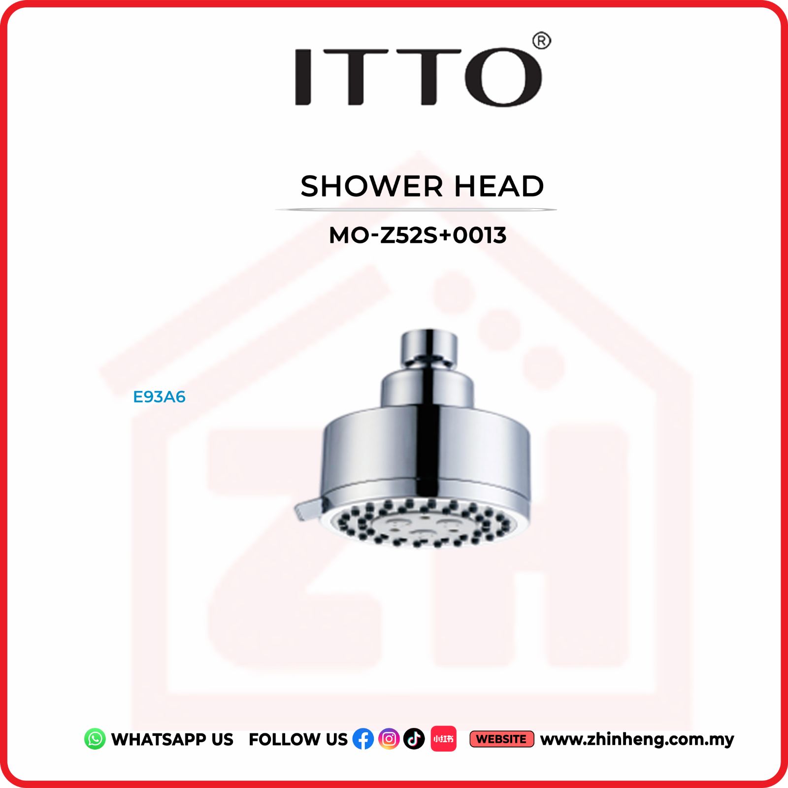 ITTO SHOWER HEAD  MO-Z52S+0013