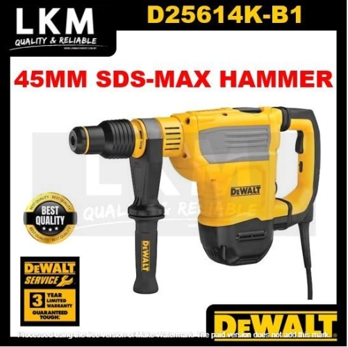 DEWALT D25614K-B1 45MM SDS-MAX HAMMER