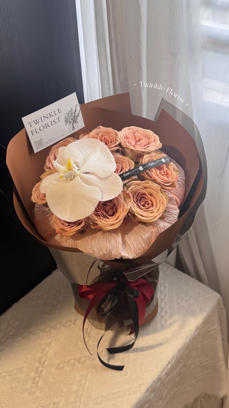 Cappuccino Roses Bouquet  |  Valentines Bouquet