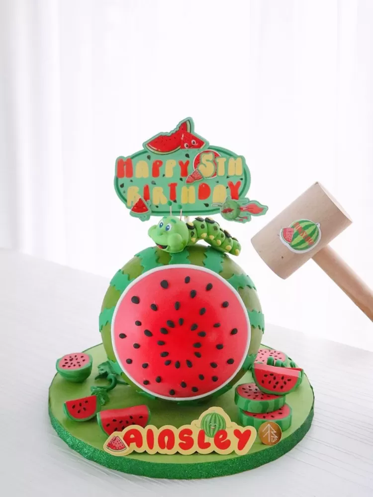 Caterpillar Watermelon Chocolate Pinata