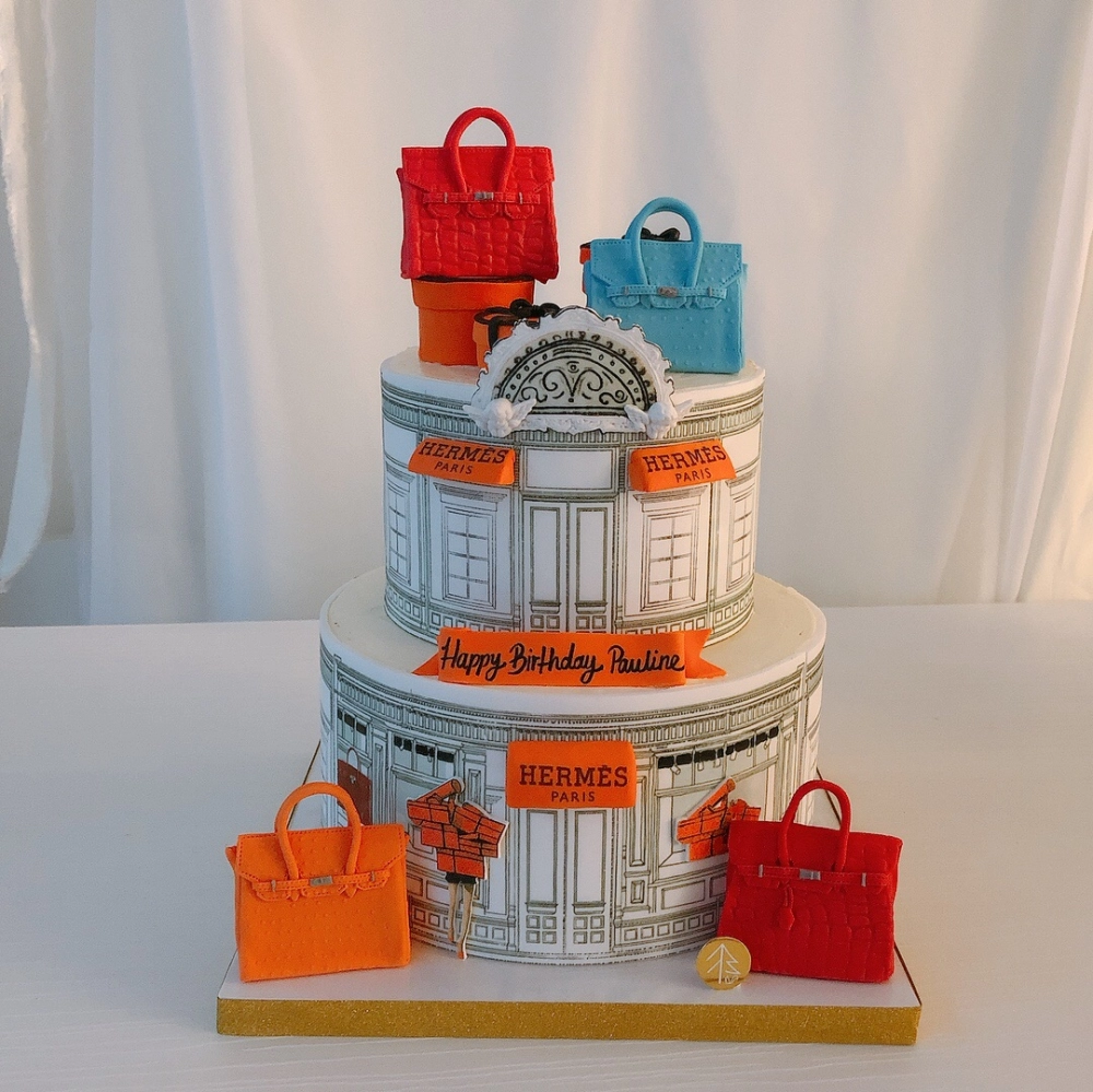 Hermes Shop Cake