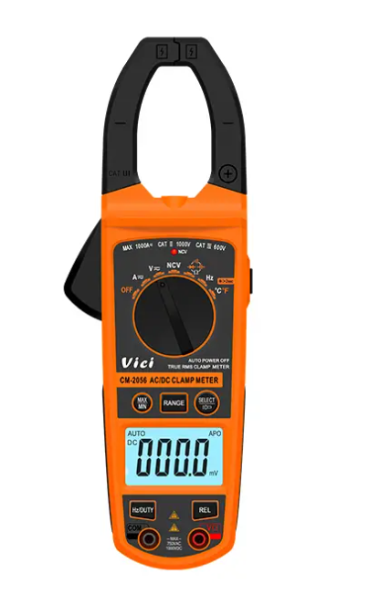 Vici CM-2056 Clamp open 52mm, 1000A AC DC, True RMS, NCV, Capacitance, Frequency, Temperature tests, Backlight, Clamp lighting function.