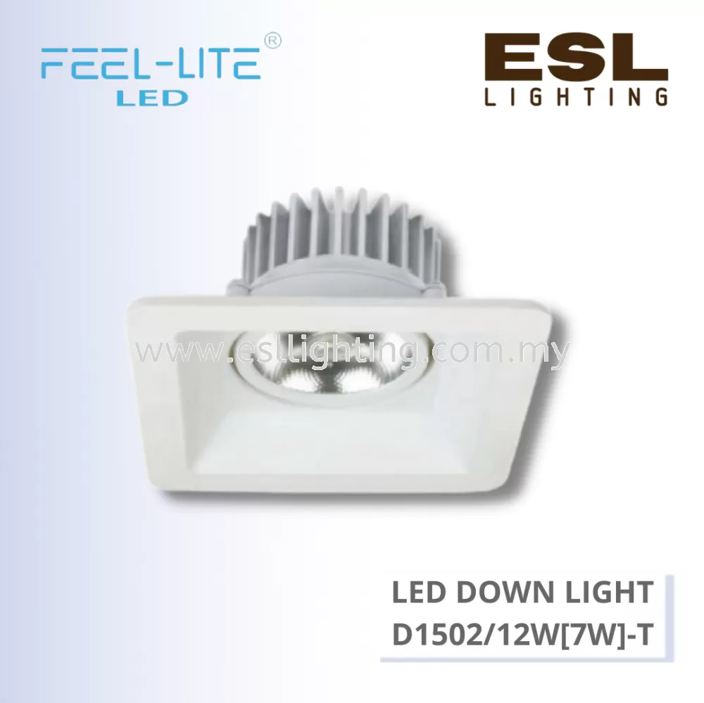 FEEL LITE LED RECESSED DOWN LIGHT 7W (12W) - D1502/12W(7W)-T