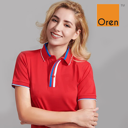 Polo-Collar T-Shirt-Cotton Interlock-Unisex - CI10