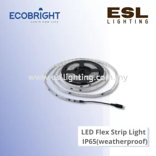 ECOBRIGHT 5 Meters (2811) DC12V Flex Strip Light IP65(Weatherproof) 12W/Meter - 5M2811-IP65 IP65