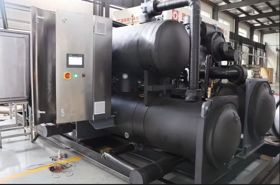 energy-efficient water chiller installation