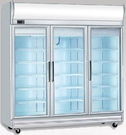 RENTAL: 3-Glass Door Display Freezer